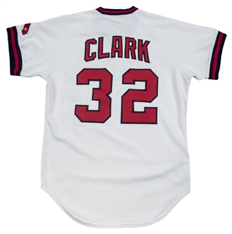 1982 Bobby Clark Game Used California Angels Home Jersey